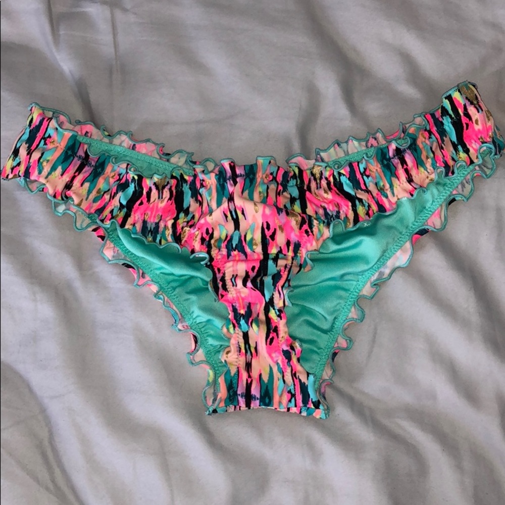 Target Ruffle Cheeky Swim Bottoms